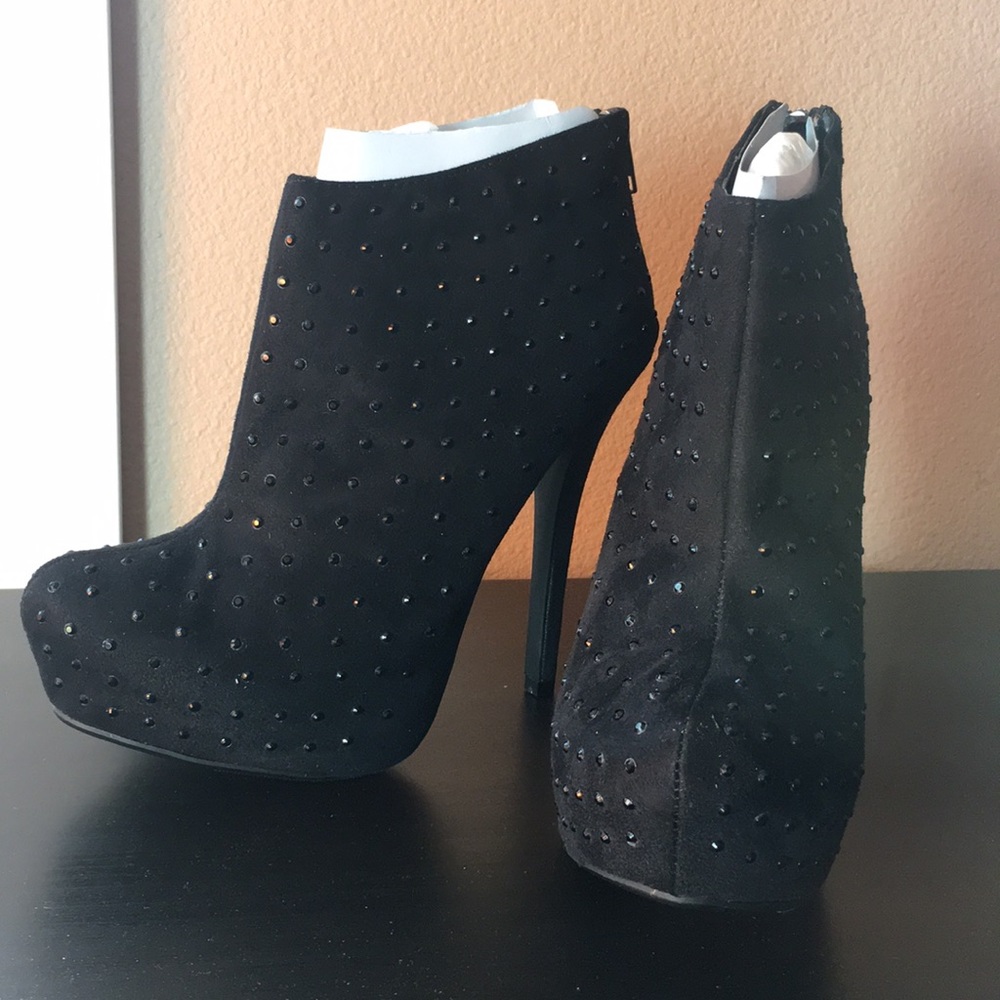Brand New JustFab Black Booties